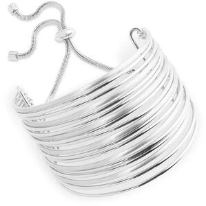 Style & Co. Elegant Silver Layered Bracelet